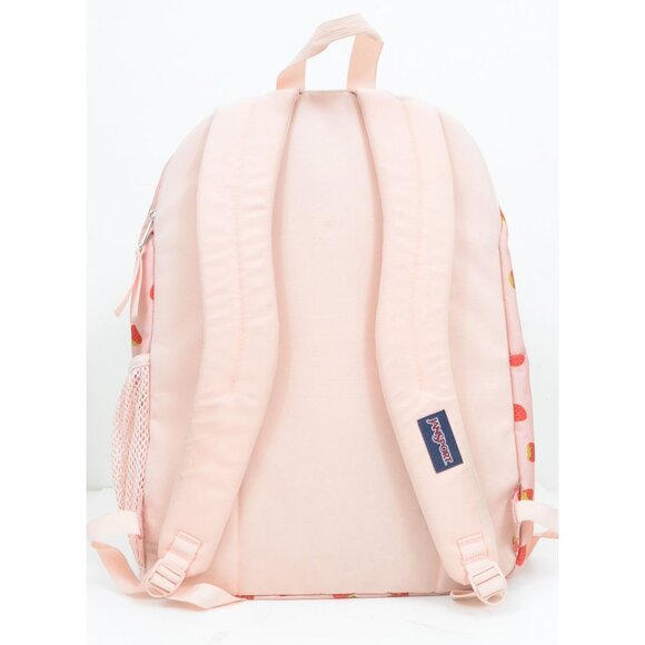 JanSport Strawberry Shower Big Student 17.5" Backpack School Bag Daypack - Picture 8 of 12